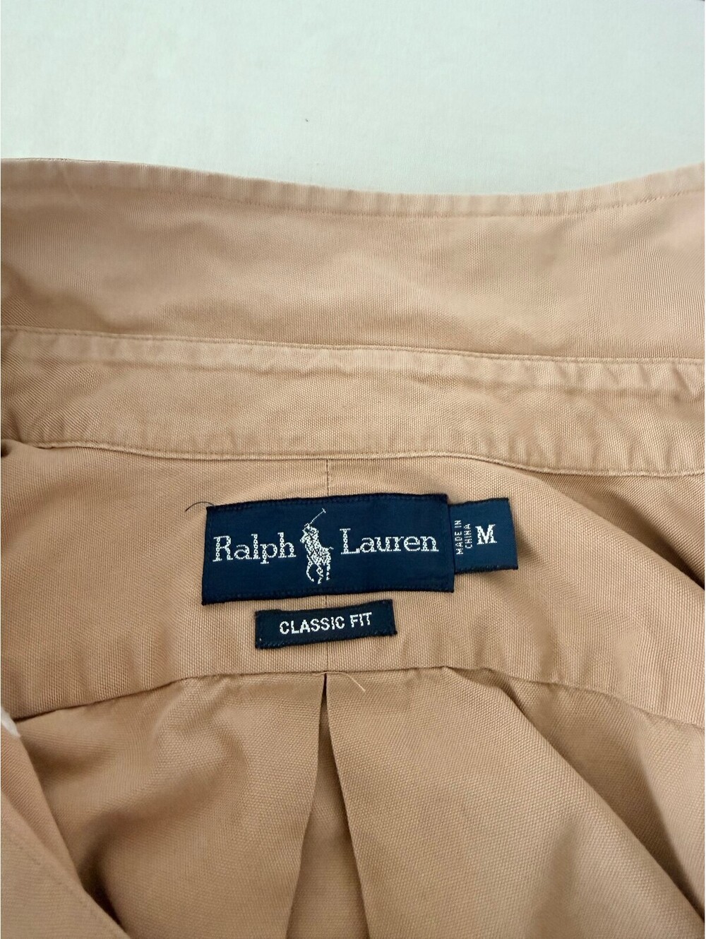 Ralph Lauren Khaki Button-Down Oxford Shirt - Picture 9 of 9